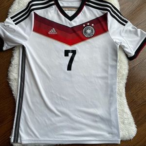 Germany Schweinsteiger Jersey Shirt Kit White XL Adidas